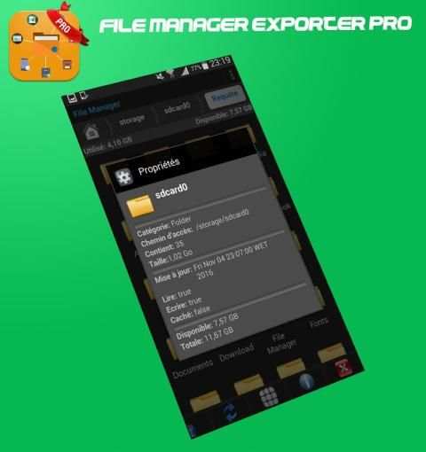File Manager Explorer PRO 1 تصوير الشاشة