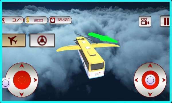 Flying School Bus Simulator screenshot 8