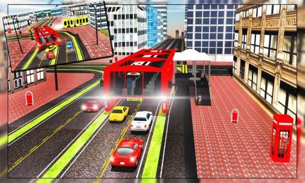 Transit Elevated Bus Driver 3D screenshot 13