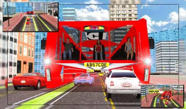Transit Elevated Bus Driver 3D screenshot 2
