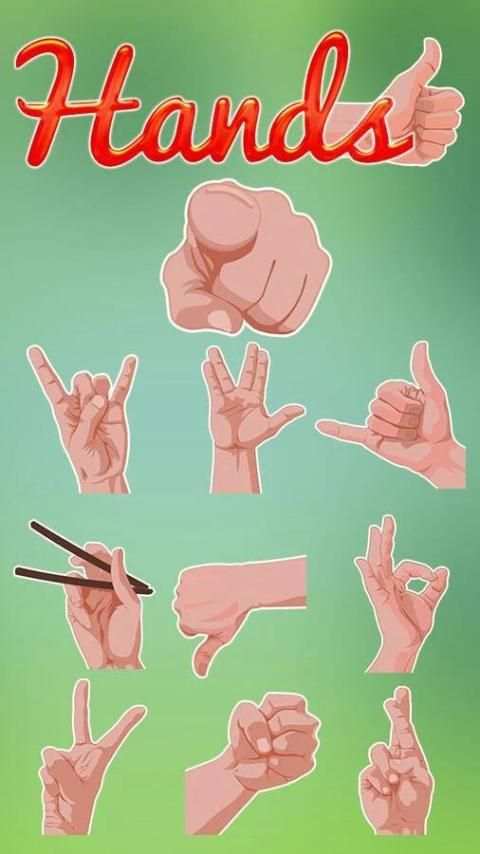 Keyboard Sticker Hand Emotes 4 تصوير الشاشة