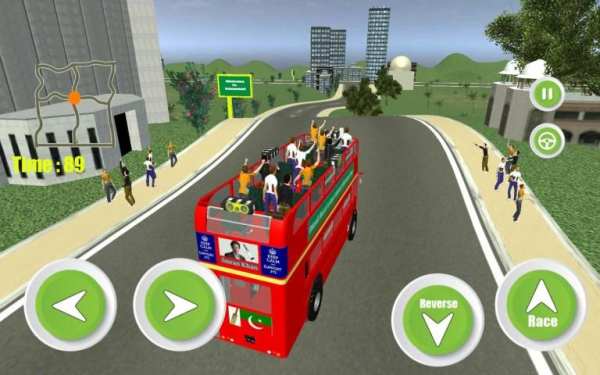 PK Imran Khan Ehtesab Bus Sim screenshot 1