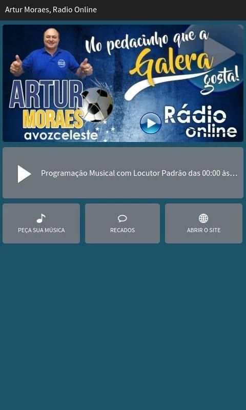 Rádio Artur Moraes Online screenshot 3