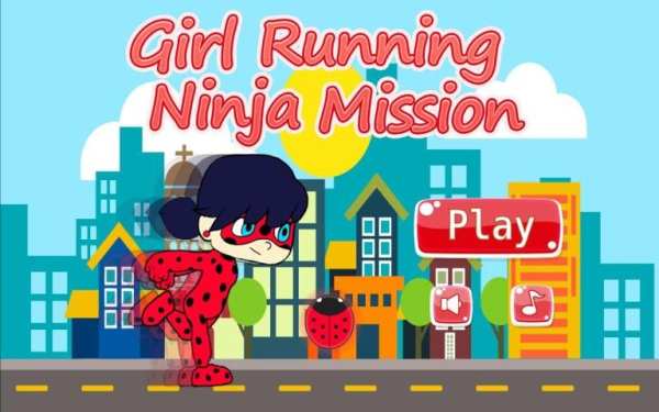 Ninja Girl Runner Mission screenshot 5