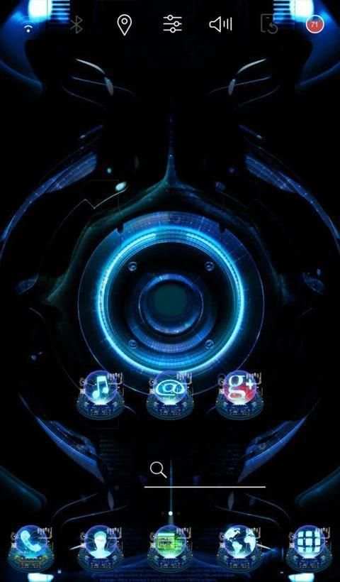 Hologram Launcher theme screenshot 5