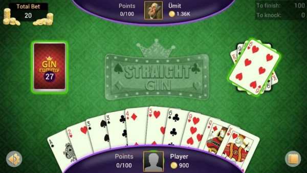 Gin Rummy скриншот 1