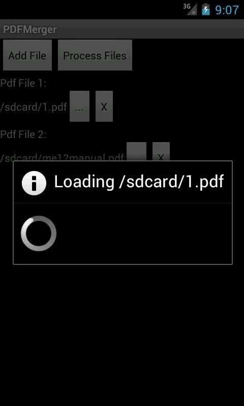 PDFMerger screenshot 3