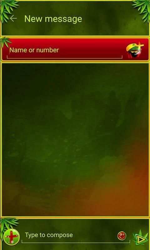 GO SMS Rasta Weed screenshot 5