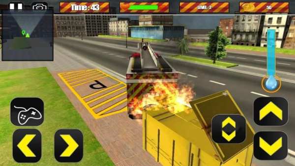 Fire Truck Rescue Simulator скриншот 2