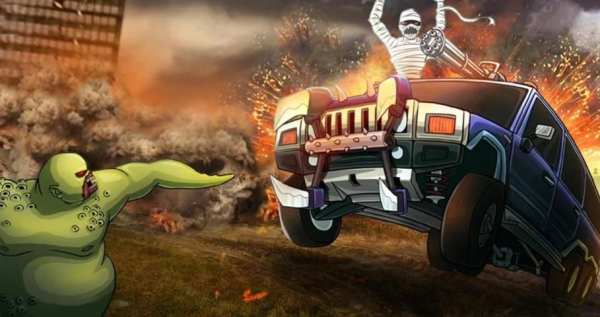 Monster Car Hill Racer स्क्रीनशॉट 15