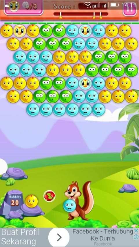 Bubble Bird Shooter स्क्रीनशॉट 3