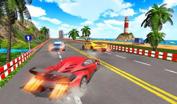 Racing In Car Turbo 1 تصوير الشاشة