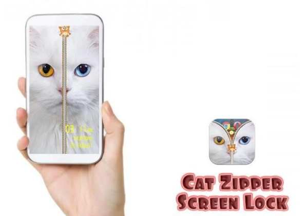 Cat Zipper Screen Lock Free screenshot 6