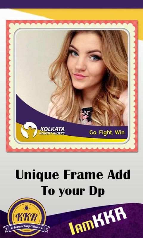 Support KKR IPL Team DP Maker screenshot 5