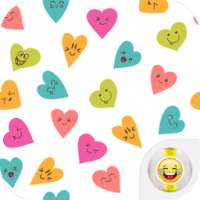Funny Happy Smiley Hearts on 9Apps