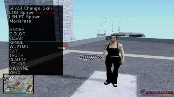 Skin Selector GTA San Andreas screenshot 2