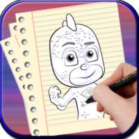 How to Draw PJ Mask