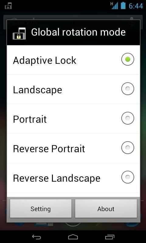 Rotation Lock Adaptive (Free) screenshot 5