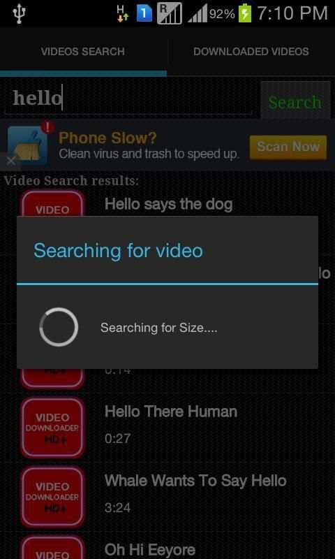 Video Downloader HD स्क्रीनशॉट 4