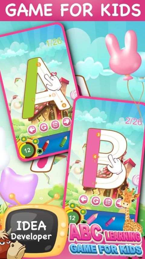 Alphabet abc games for kids go screenshot 2