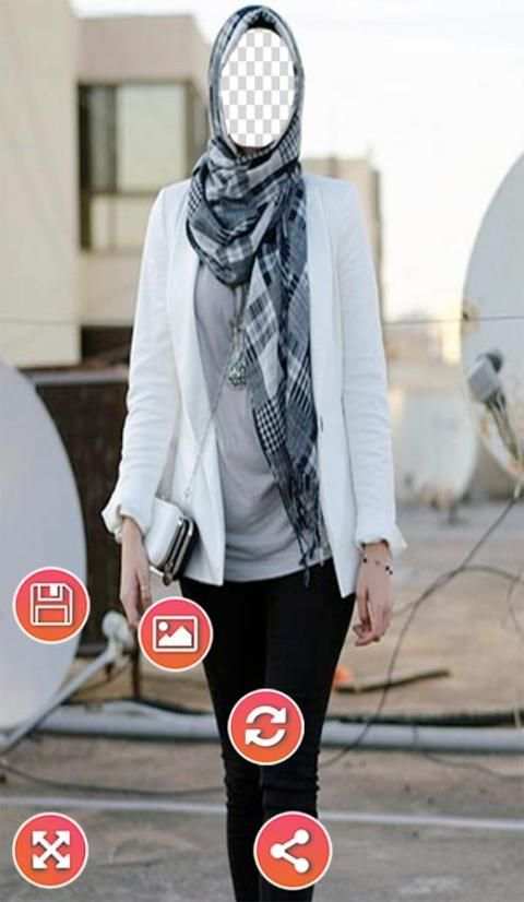 Jeans Hijab Selfie screenshot 3