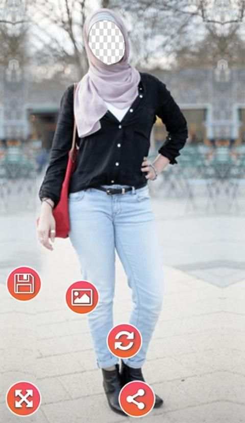 Jeans Hijab Selfie screenshot 4