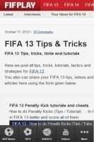 EA Sports FIFA 13 Tips Tricks screenshot 4
