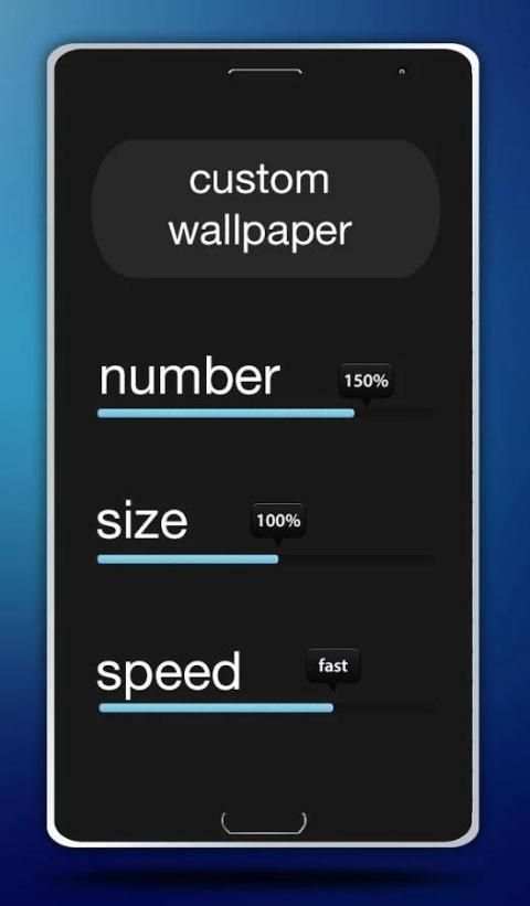 Star Rain Live Wallpaper स्क्रीनशॉट 6