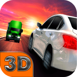 City Car Traffic Driver 3D أيقونة