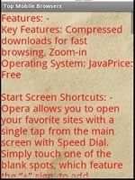 Top Mobile Browsers screenshot 2