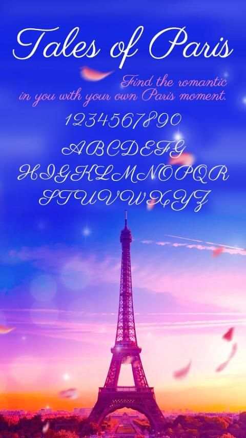 Paris Free Font For Keyboard screenshot 3