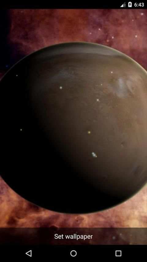 Planet 9 Live Wallpaper screenshot 1