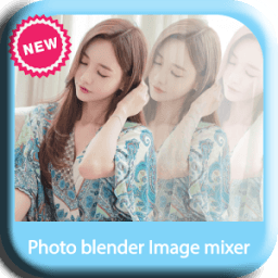 Photo blender Image mixer new أيقونة
