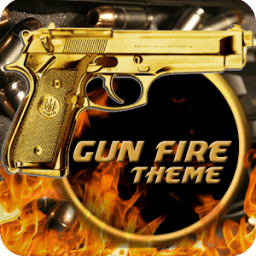 Gold Gun Military War icon