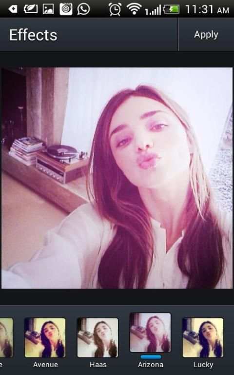 BC612 selfie editor screenshot 2