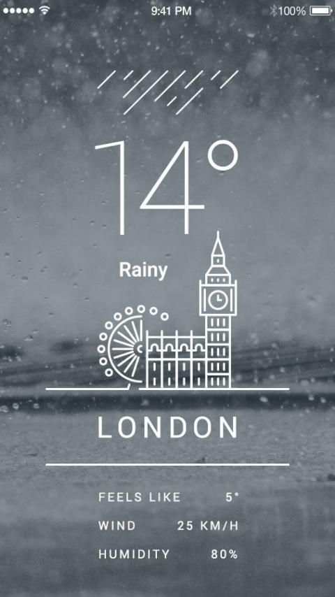 Clock Weather Widget स्क्रीनशॉट 6