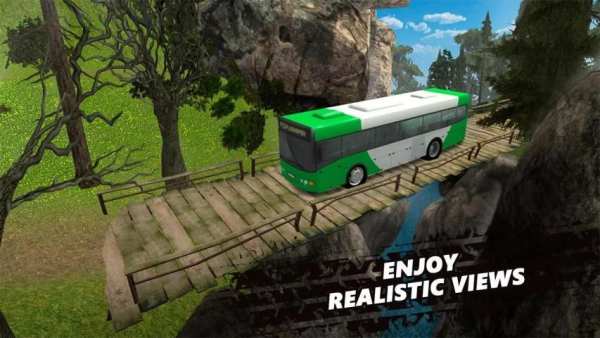 Offroad Tourist Bus Driver 3D screenshot 2