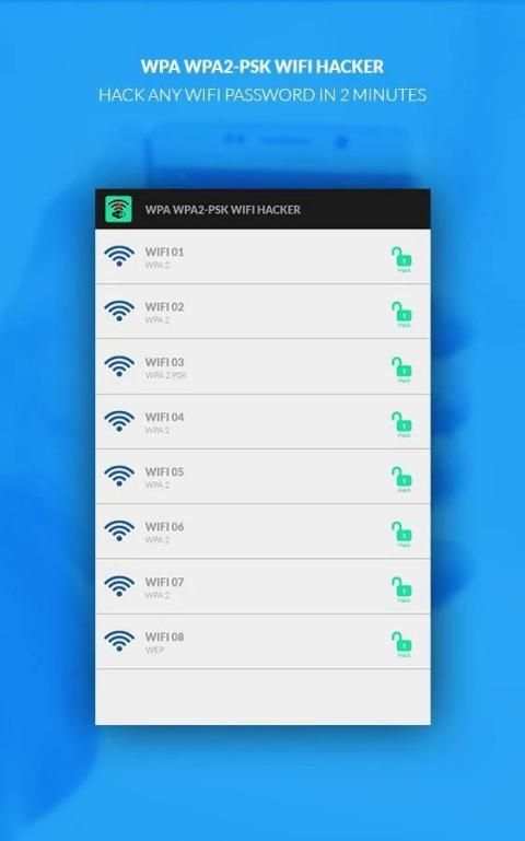 WPA WPA2 PSK WIFI Hack Prank screenshot 3