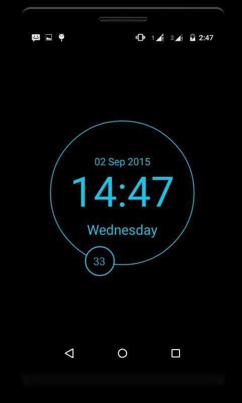 LED Minimal Clock LiveWP screenshot 7