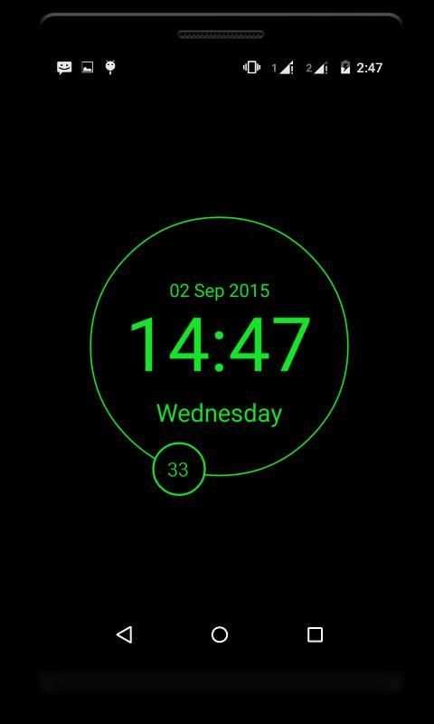 LED Minimal Clock LiveWP screenshot 5