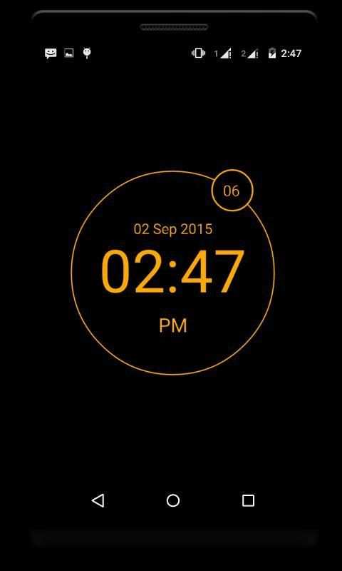 LED Minimal Clock LiveWP screenshot 6