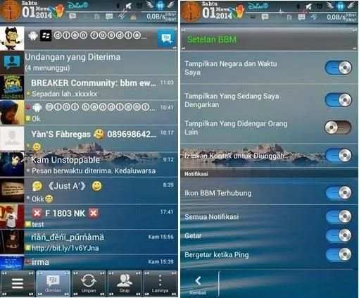 Full BBM Transparan screenshot 1