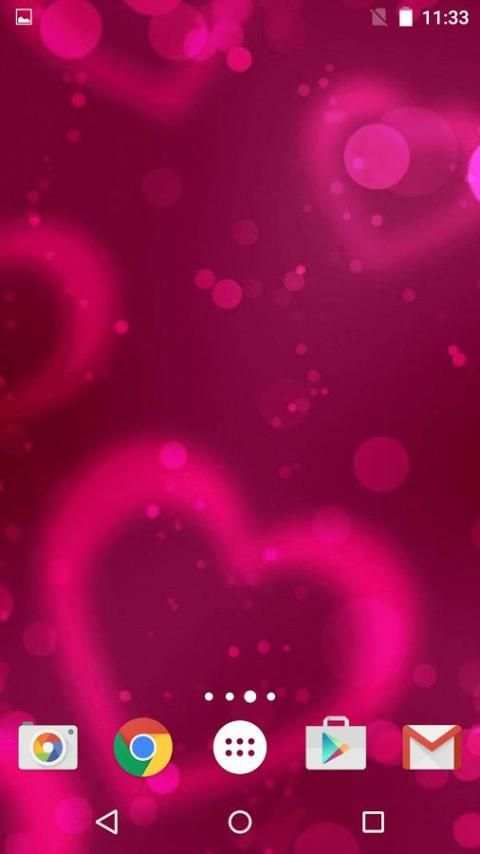 Hearts Live Wallpaper screenshot 1
