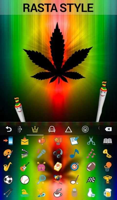 Rasta Style Keyboard screenshot 2