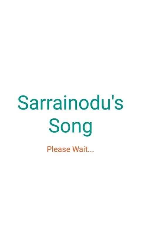 Sarrainodu Songs Lyrics 7 تصوير الشاشة