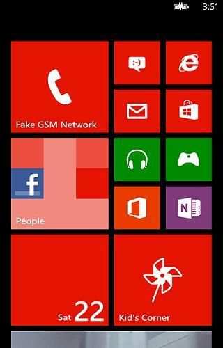 Lumia Launcher Tema screenshot 1
