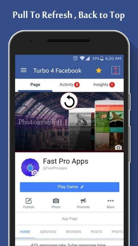 FastWeb For Facebook скриншот 2
