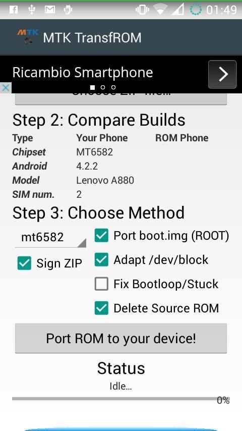 MTK TransfROM screenshot 2