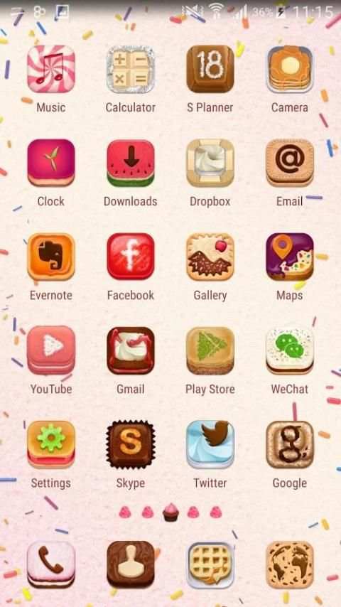 Delicious ZERO Launcher screenshot 2