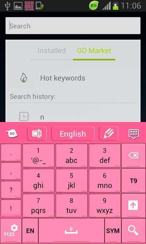 Keyboard Color Pink screenshot 1